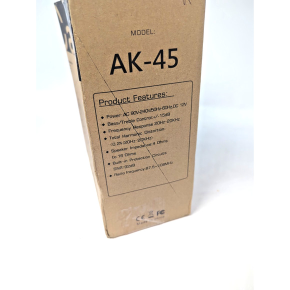 Daakro AK45 Stereo Audio Amplifier 300W Home 2 Channel Wireless Bluetooth 5.0 - Picture 4 of 4